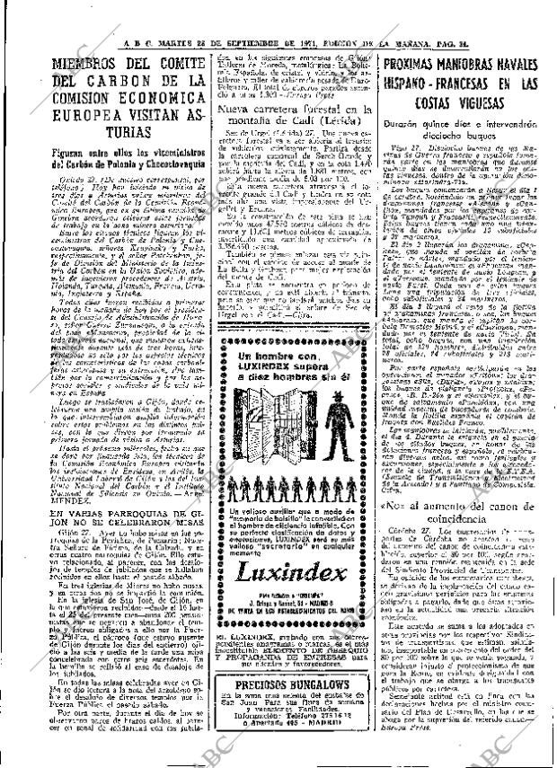 ABC MADRID 28-09-1971 página 34