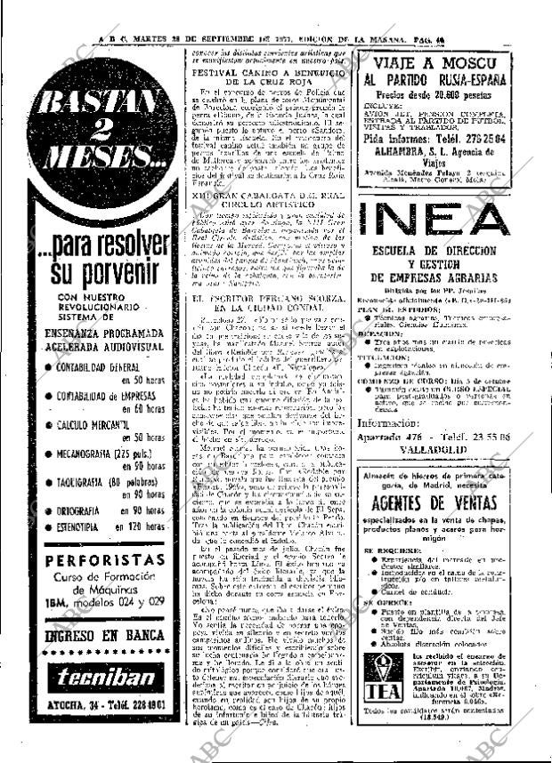 ABC MADRID 28-09-1971 página 40