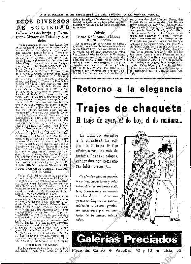 ABC MADRID 28-09-1971 página 41