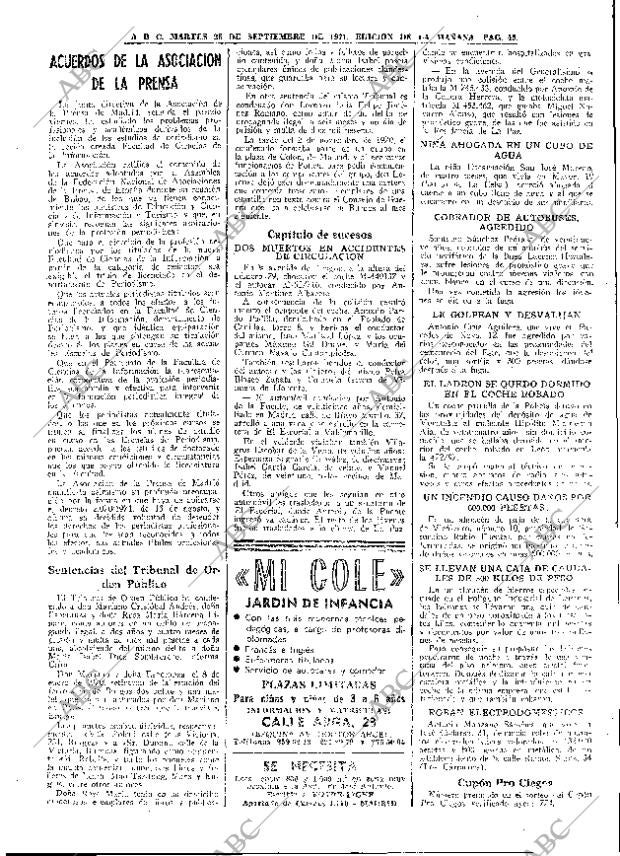 ABC MADRID 28-09-1971 página 45