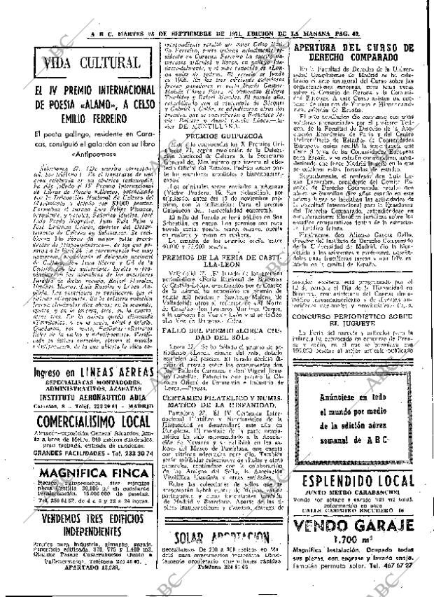 ABC MADRID 28-09-1971 página 49