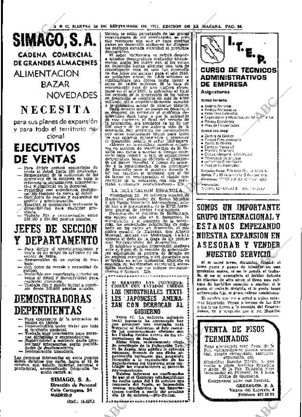 ABC MADRID 28-09-1971 página 56