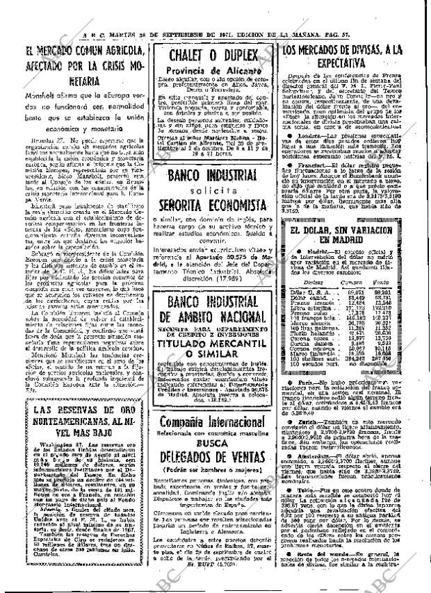 ABC MADRID 28-09-1971 página 57