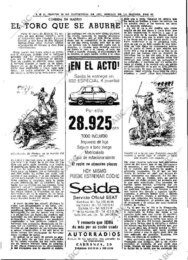 ABC MADRID 28-09-1971 página 61
