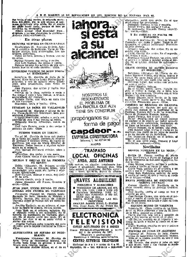ABC MADRID 28-09-1971 página 62