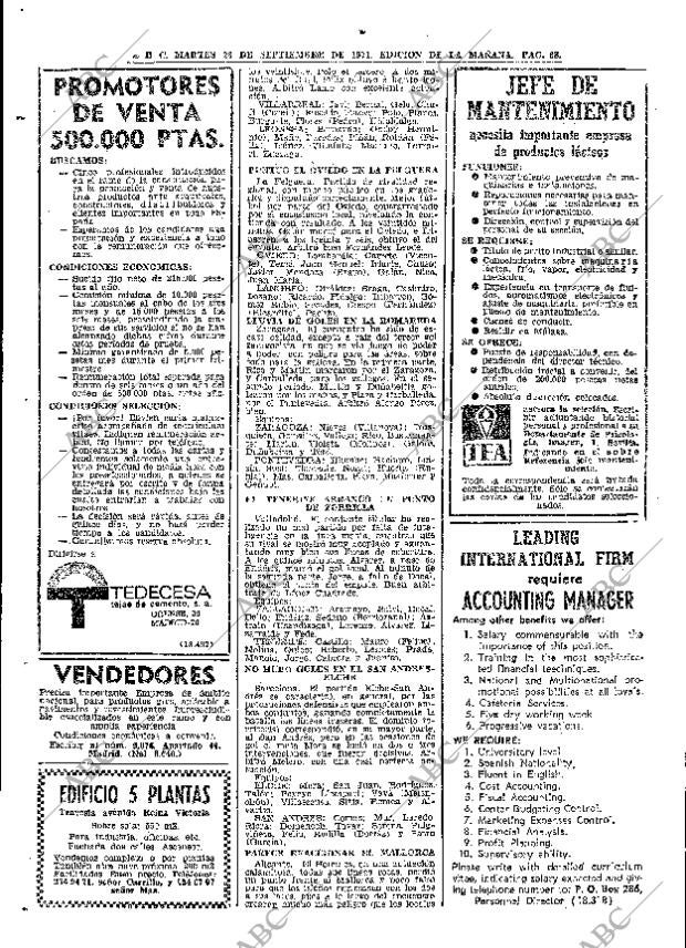 ABC MADRID 28-09-1971 página 68