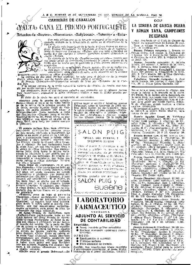 ABC MADRID 28-09-1971 página 76