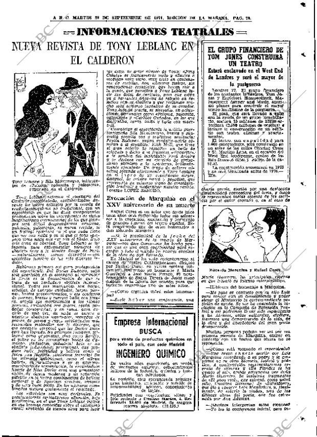 ABC MADRID 28-09-1971 página 79