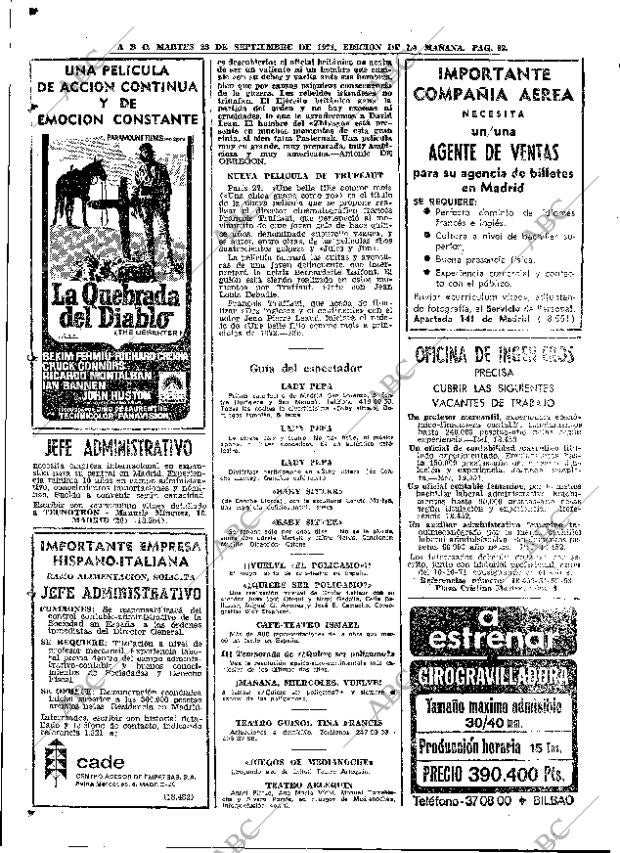 ABC MADRID 28-09-1971 página 82