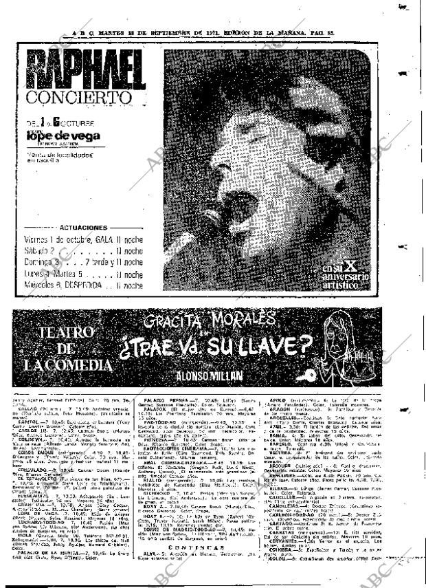ABC MADRID 28-09-1971 página 85
