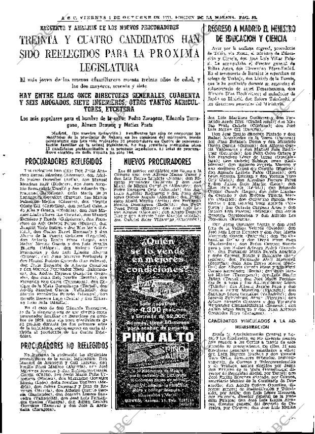 ABC MADRID 01-10-1971 página 33