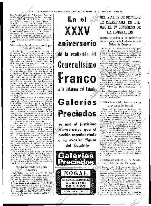 ABC MADRID 01-10-1971 página 40
