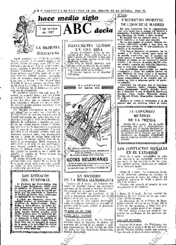 ABC MADRID 01-10-1971 página 51