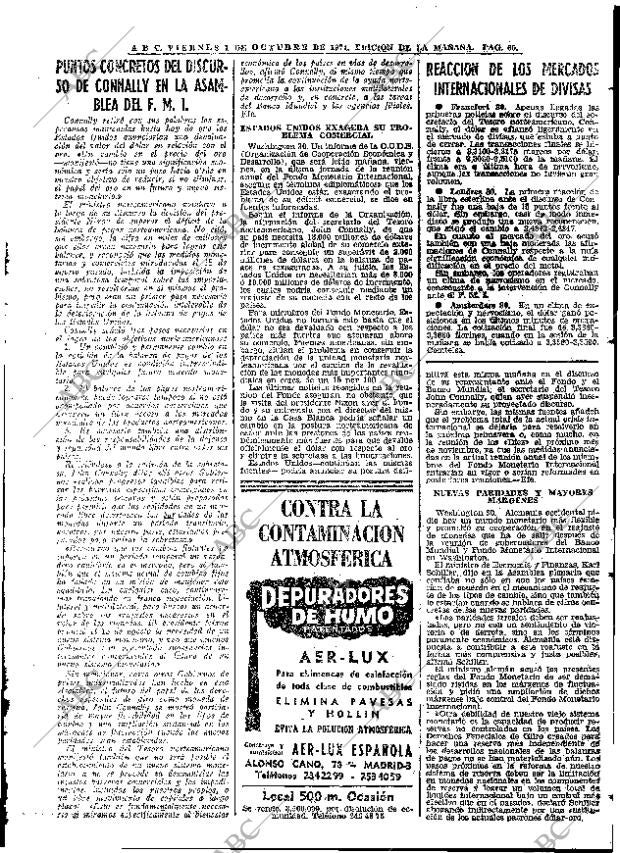 ABC MADRID 01-10-1971 página 65