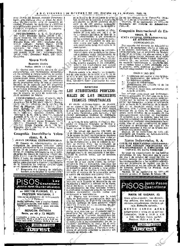 ABC MADRID 01-10-1971 página 68