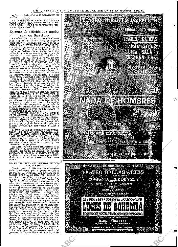 ABC MADRID 01-10-1971 página 81