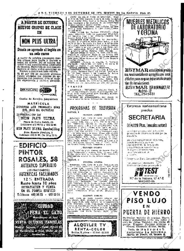 ABC MADRID 01-10-1971 página 87