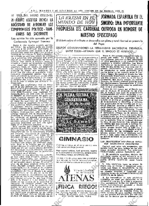 ABC MADRID 05-10-1971 página 31