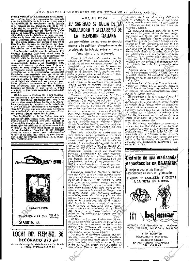 ABC MADRID 05-10-1971 página 33