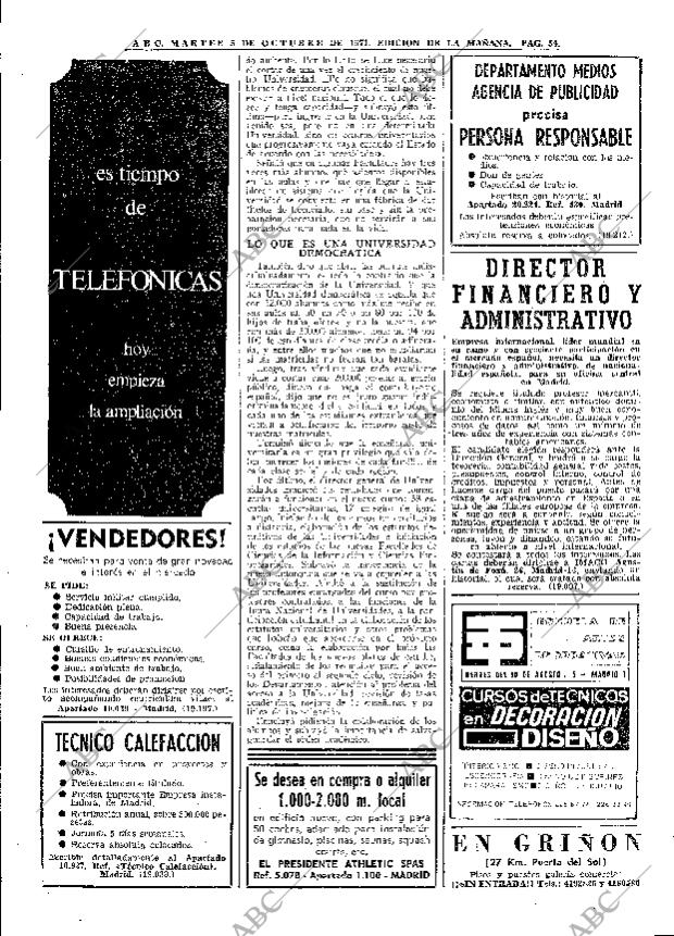 ABC MADRID 05-10-1971 página 54