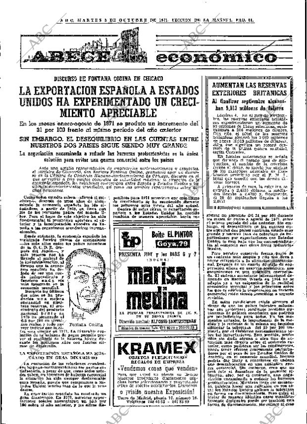 ABC MADRID 05-10-1971 página 61