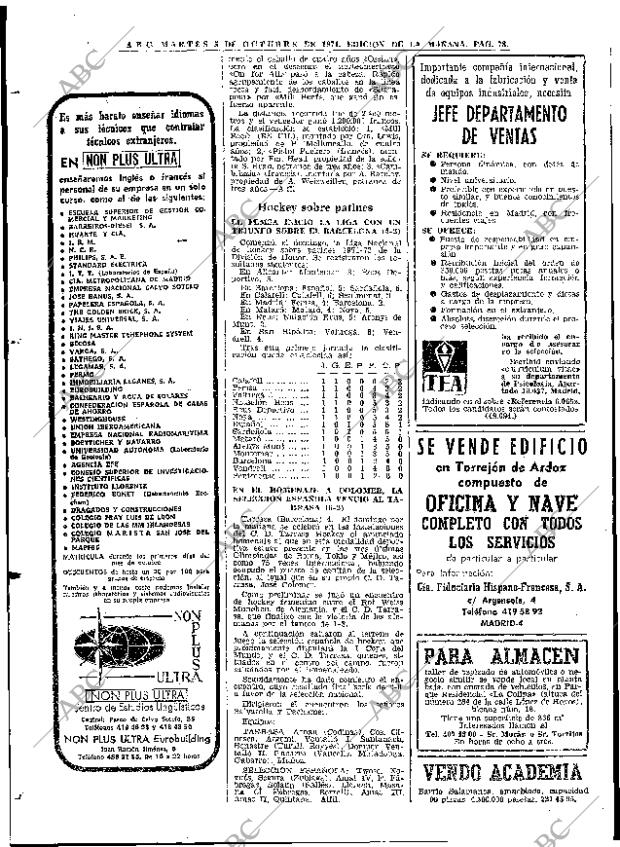 ABC MADRID 05-10-1971 página 78