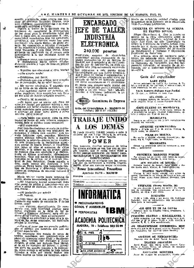 ABC MADRID 05-10-1971 página 86