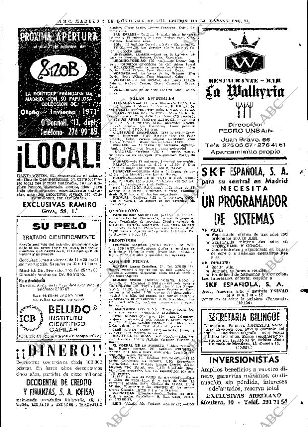 ABC MADRID 05-10-1971 página 91