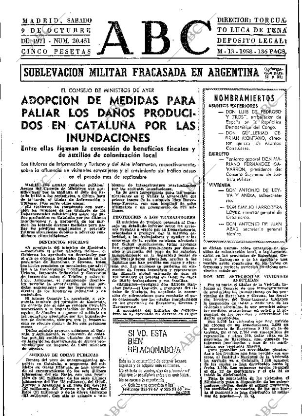 ABC MADRID 09-10-1971 página 25