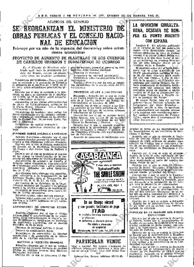 ABC MADRID 09-10-1971 página 27