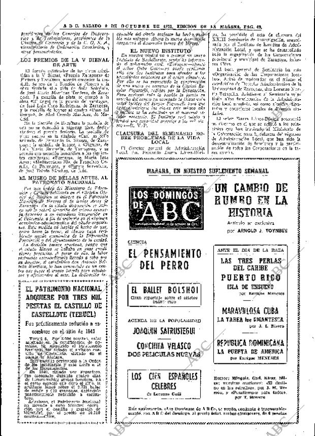 ABC MADRID 09-10-1971 página 49