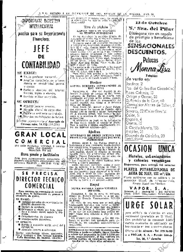 ABC MADRID 09-10-1971 página 84