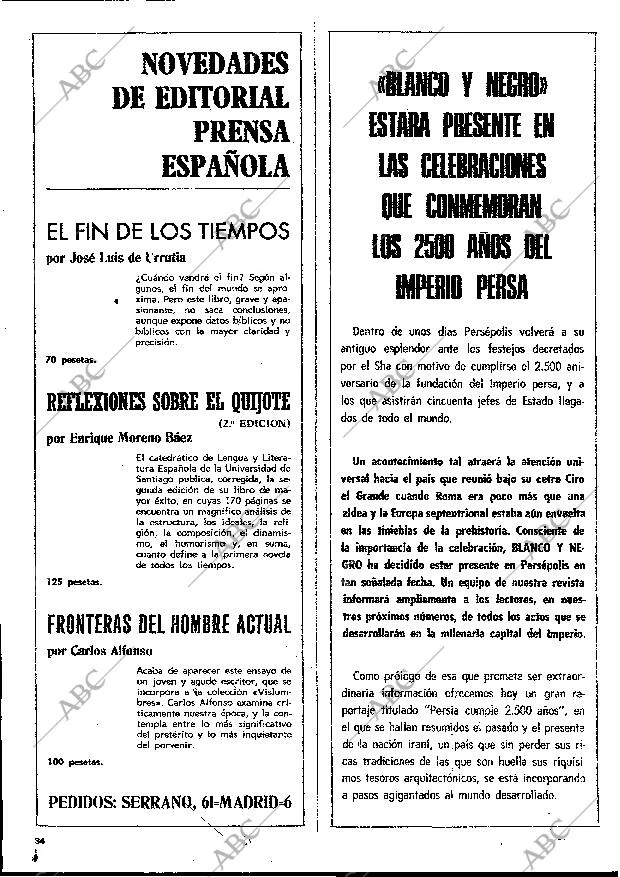 BLANCO Y NEGRO MADRID 09-10-1971 página 34