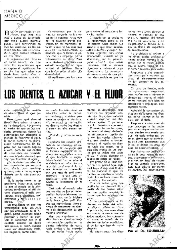 BLANCO Y NEGRO MADRID 09-10-1971 página 71