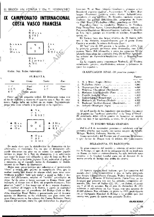 BLANCO Y NEGRO MADRID 09-10-1971 página 75