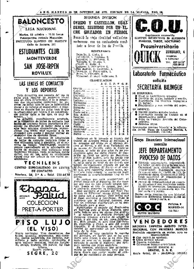 ABC MADRID 12-10-1971 página 66