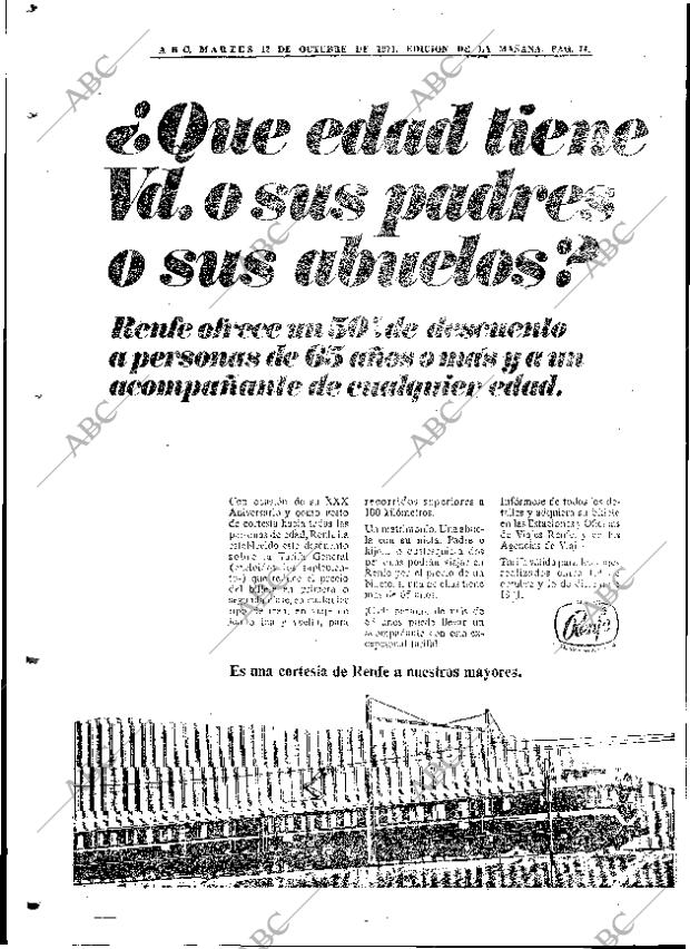 ABC MADRID 12-10-1971 página 74