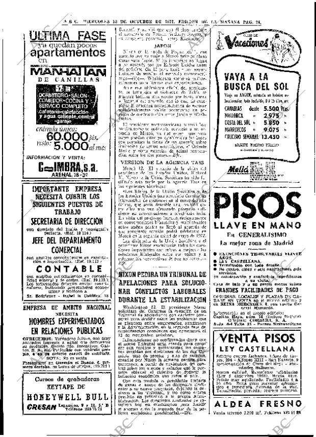 ABC MADRID 13-10-1971 página 24