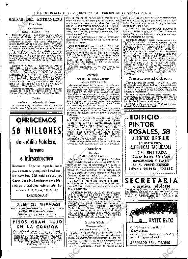 ABC MADRID 13-10-1971 página 64