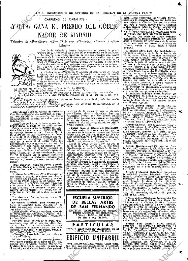 ABC MADRID 13-10-1971 página 73
