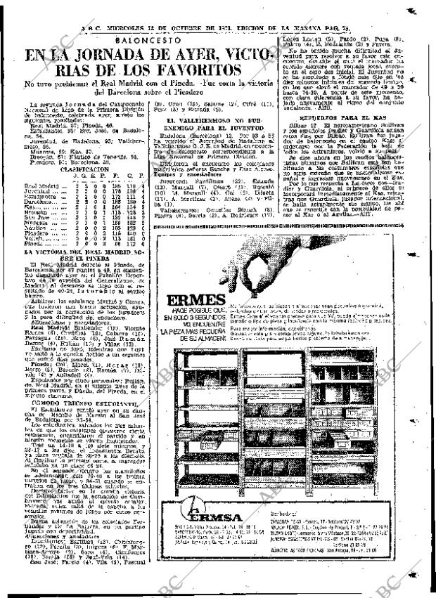 ABC MADRID 13-10-1971 página 75
