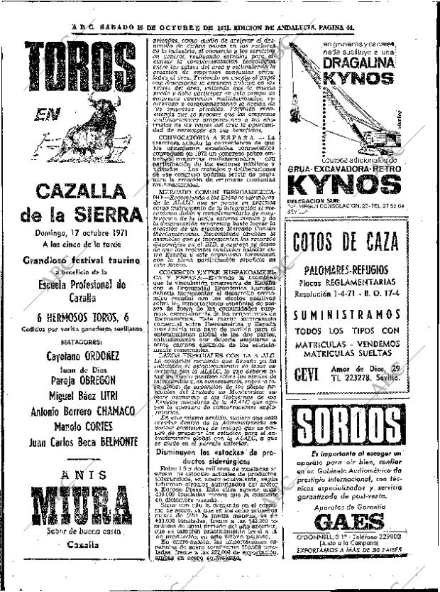 ABC SEVILLA 16-10-1971 página 40