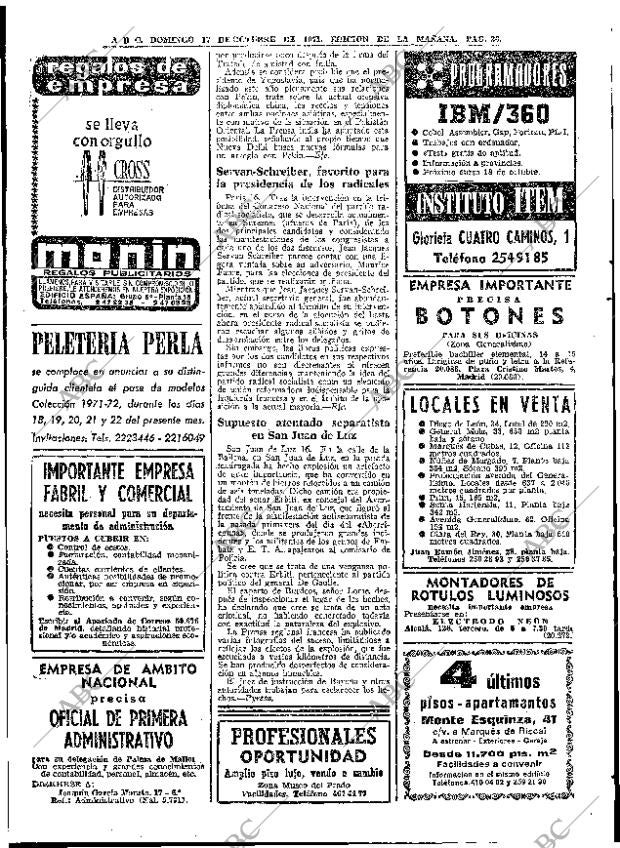 ABC MADRID 17-10-1971 página 20