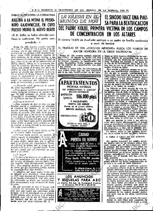 ABC MADRID 17-10-1971 página 27