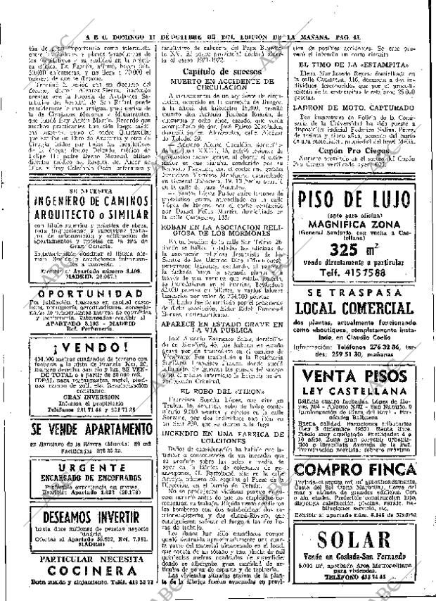 ABC MADRID 17-10-1971 página 45