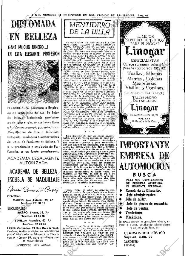 ABC MADRID 17-10-1971 página 46