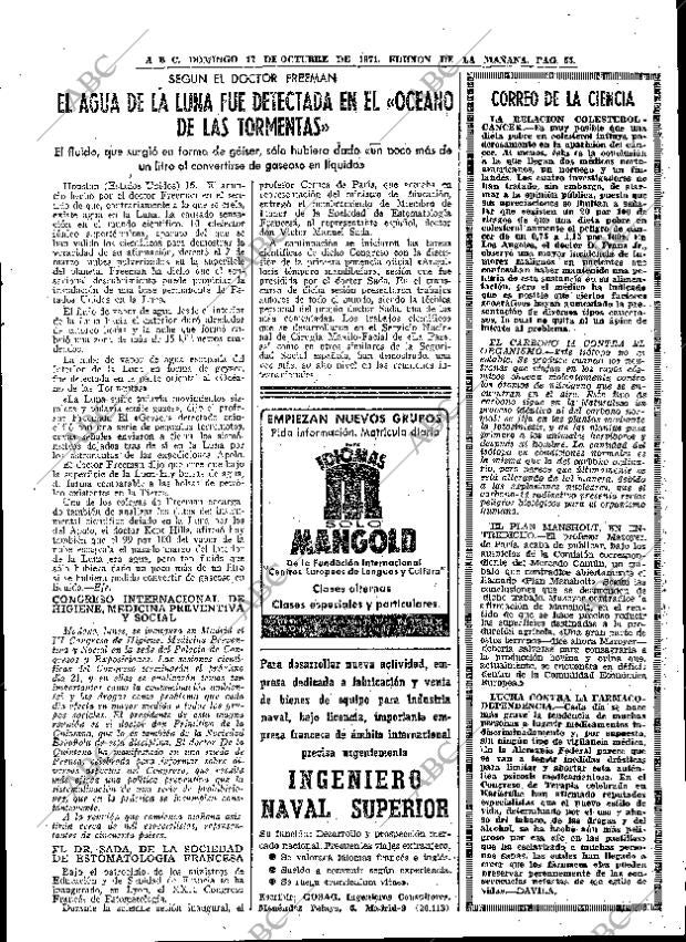 ABC MADRID 17-10-1971 página 55