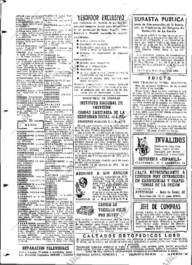 ABC MADRID 17-10-1971 página 98