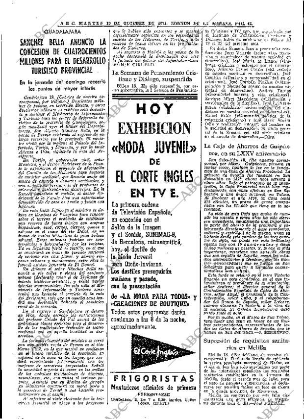 ABC MADRID 19-10-1971 página 42
