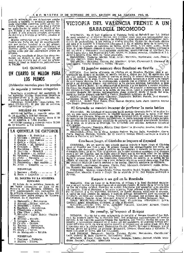 ABC MADRID 19-10-1971 página 68